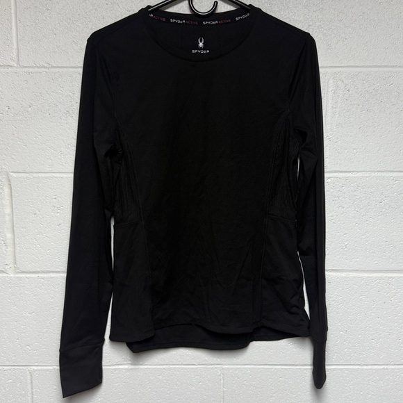 Spyder Black Active Shirt women’s - Picture 1 of 7